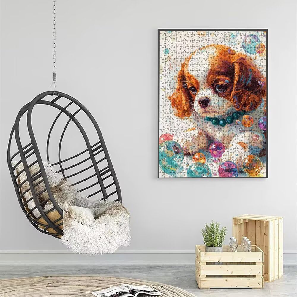 Puzzle 5000 elementów, puzzle dla dorosłych artystyczny pies perłowy puzzle, gra puzzli, drewniane układanki, niemożliwe klasyczne układanki, do gry edukacyjnej wyzwanie zabawki, rodzinne układanki