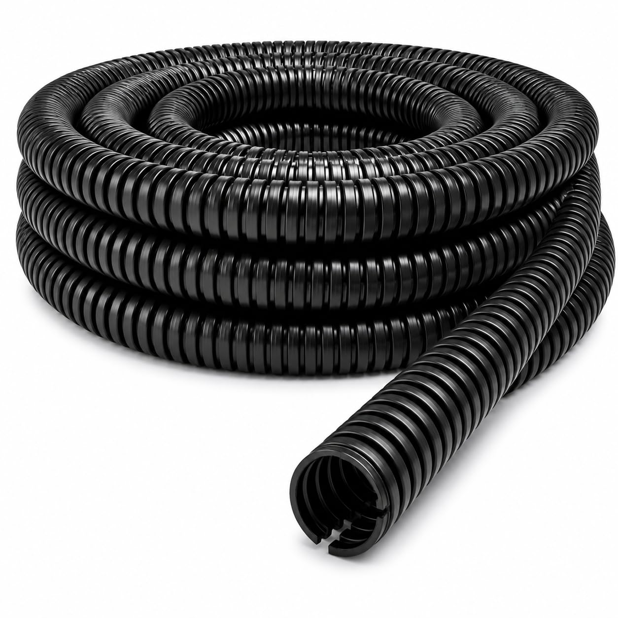 Conducto corrugado flexible - Tubo de protección de alambre para coche, furgoneta, casa (50 metros, diámetro interior de 16 mm)
