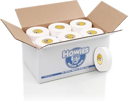 Howies Hockey Tape | 1" Cloth Stick & Bat Tape for Hockey, Lacrosse, Baseball, Sports | Multiple Pack Sizes | Strong Grip, Durable, Long-Lasting | Made in USA