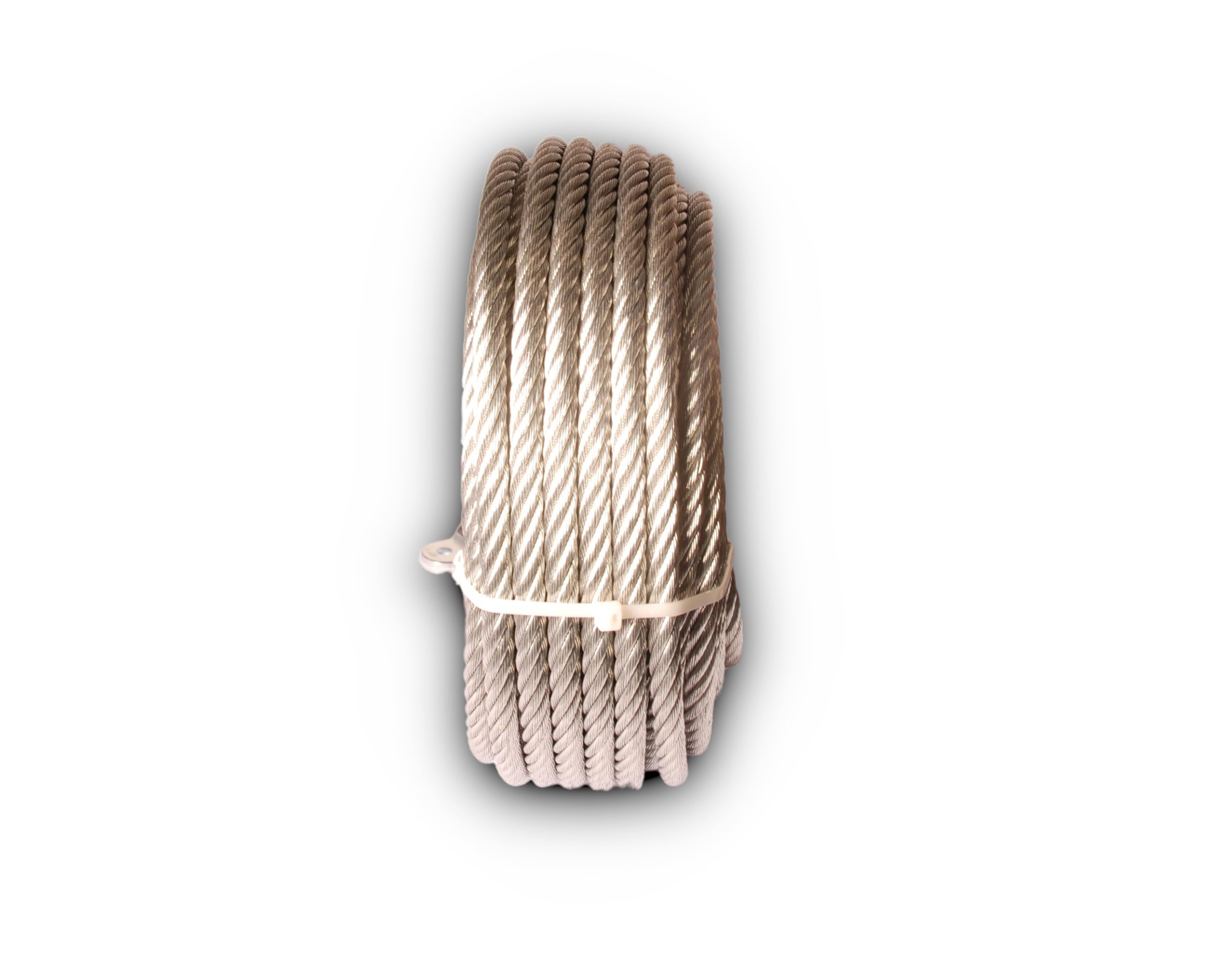 Chapuis - Cable de tracción sin revestir, acero duro galvanizado, carga de trabajo indicativa 392 kg, diámetro 6 mm, longitud 50 m, elevación y remolque