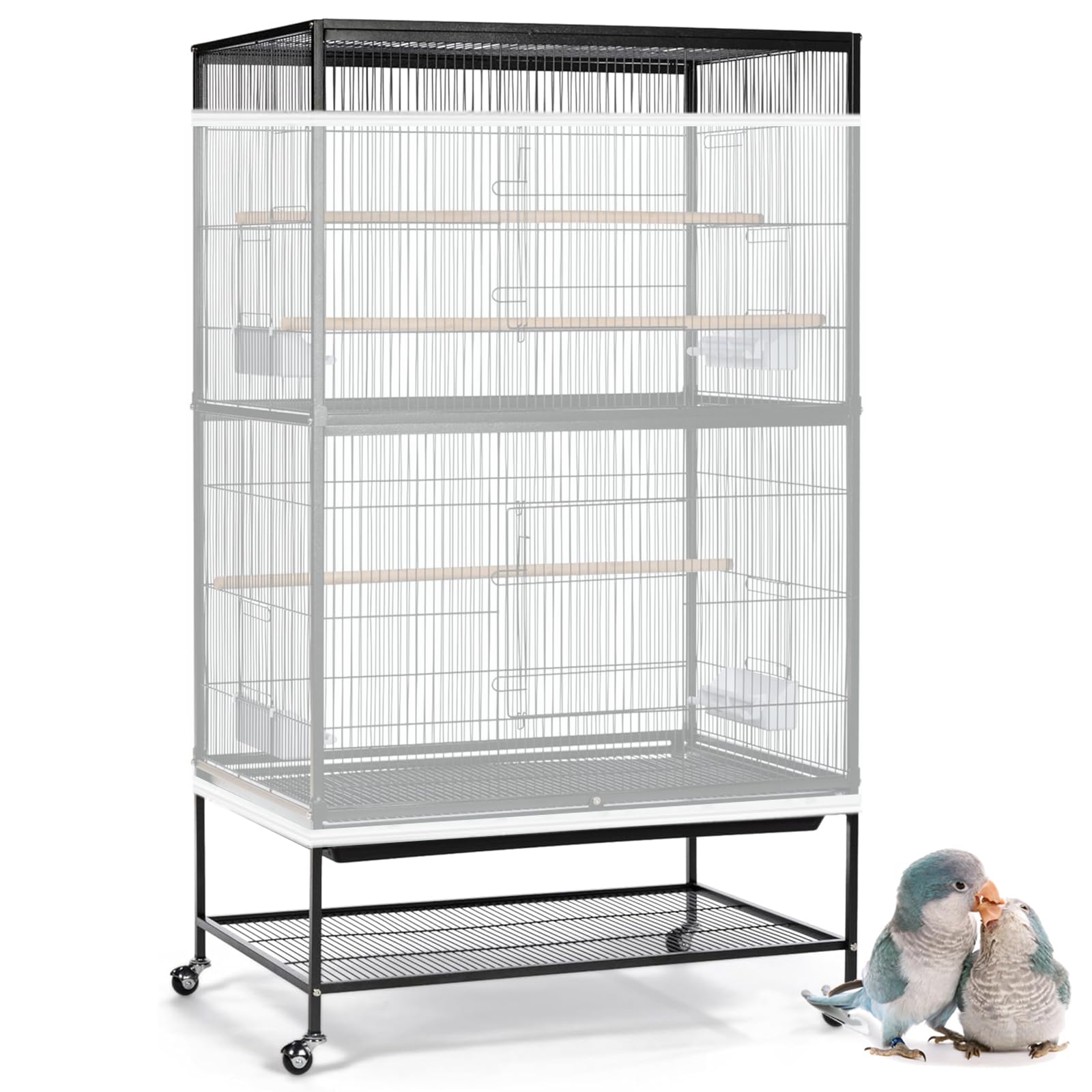 Large Bird Cage Seed Cather,Bird Cage Cover Adjustable Soft Airy Skirt Guard Birdcage Nylon Mesh Net for Parrot Parakeet Macaw African Round Square Cages Cover (118 * 31.5in/300 * 80cm) (White)