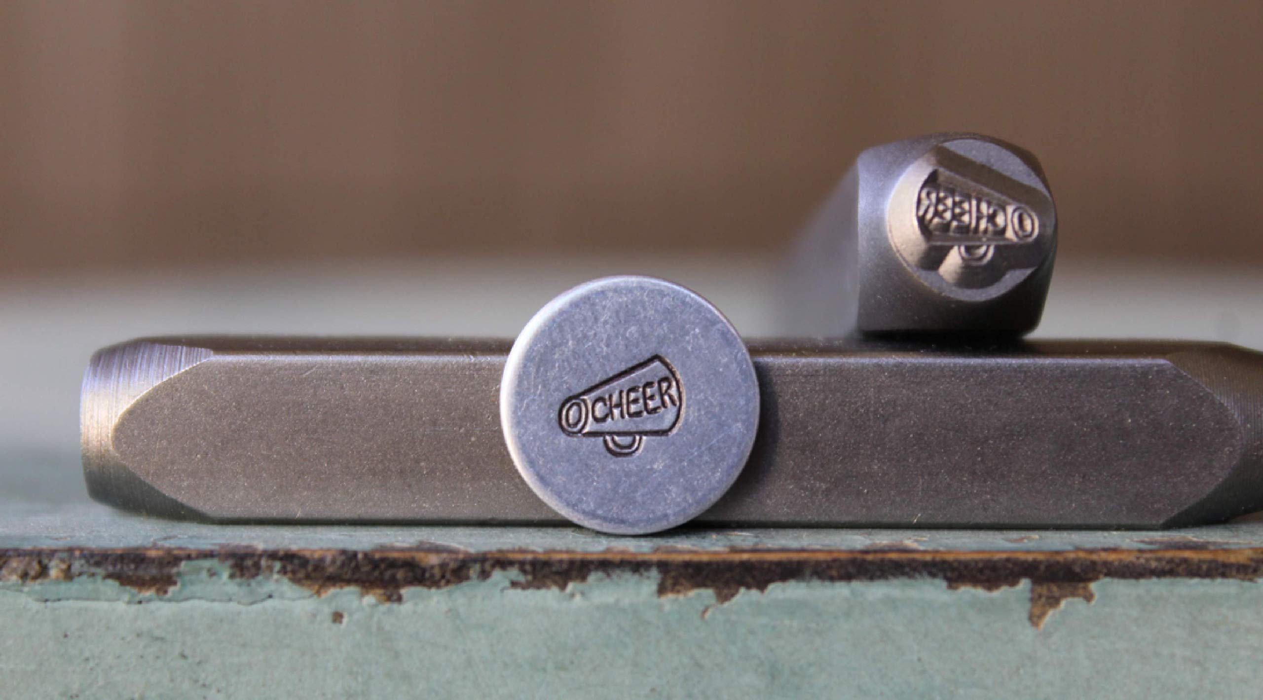 6mm Cheer Megaphone Metal Punch Design Stamp - Supply Guy - CH-442