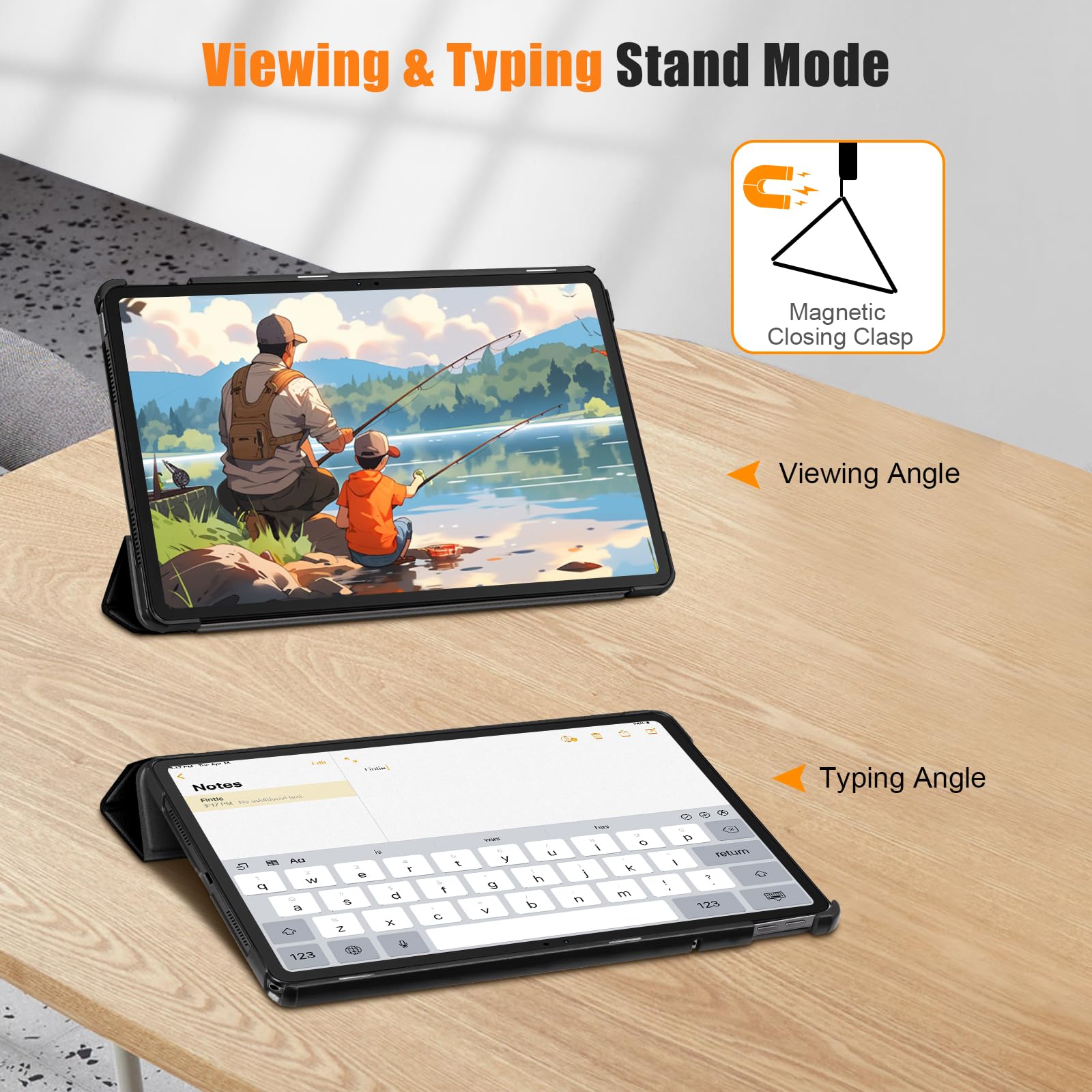 PU Leather Stand Case For Lenovo Tab M11 / Xiaoxin Pad 11 (2024) – With Stylus Holder