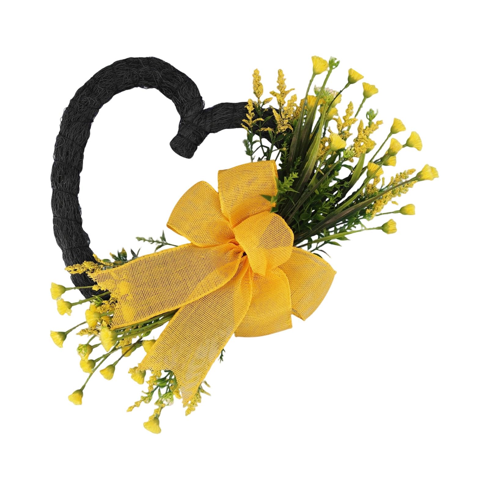 Lovely Heart Wreath Weather Proof Decoration Perfect for Busy Individuals Quick Setups for Any Room Door Wreath