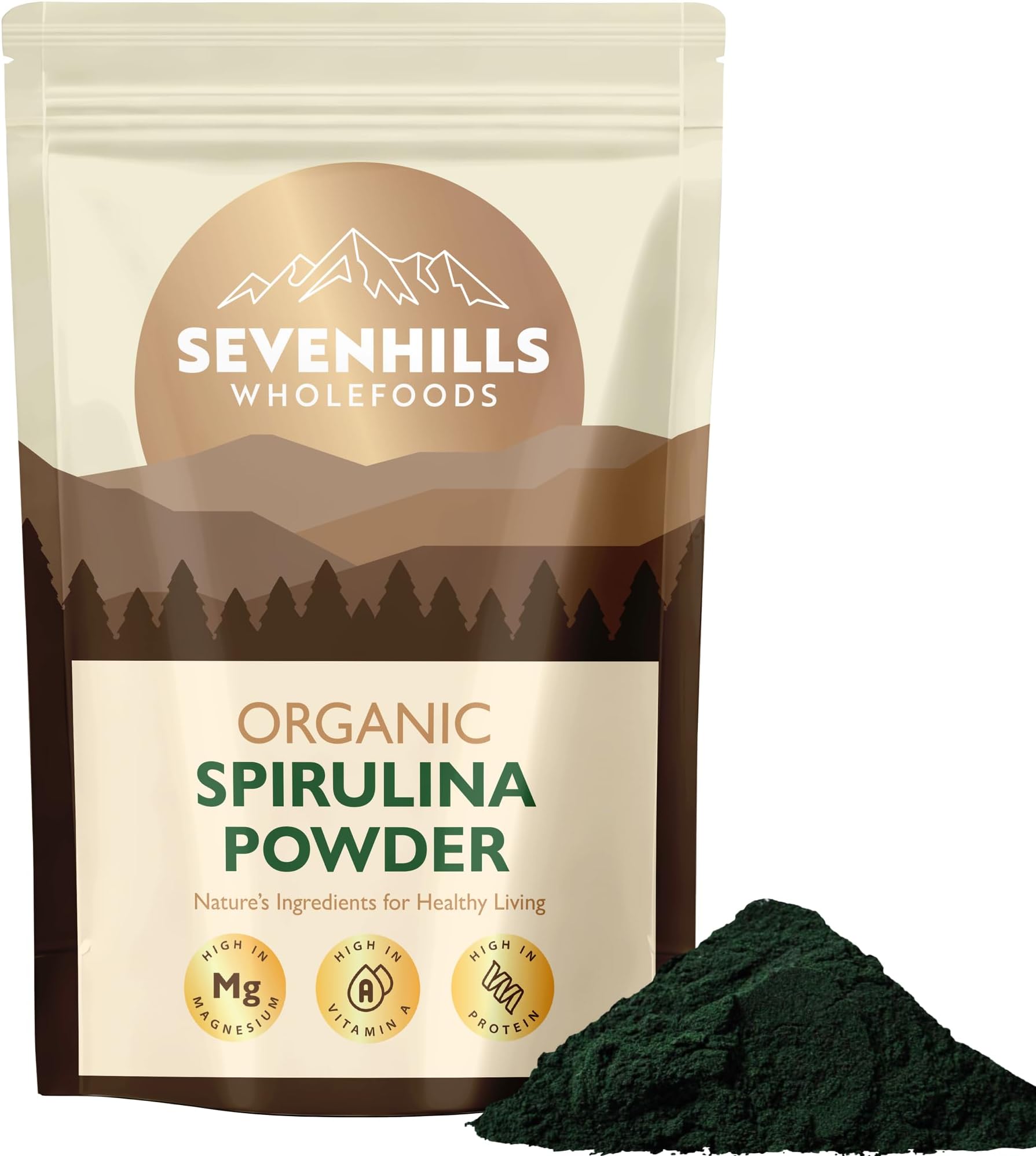 Organic Spirulina Powder 1kg | Certified Organic | Nutrient-Dense | 100% Pure & Natural
