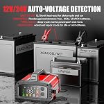 25A Chargeur de batterie, 2/8/20/25 Amp 12V/24V LiFePO4 Mainteneur de batterie entièrement automatique au plomb acide avec démarrage moteur, 8-Stage Chargeur de batterie de voiture, Desulfator pour AGM,STD,Batteries de gel, de cycle profond