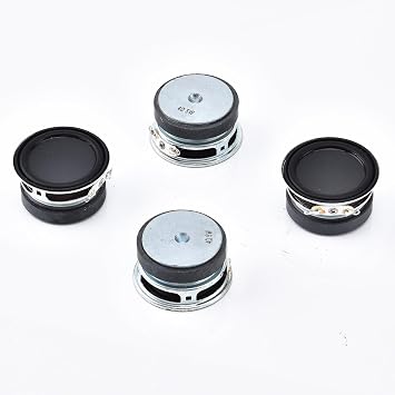 4Pcs Diameter 40mm 4Ohm 5W Full Range Audio Speaker Stereo Woofer Loudspeaker for Arduino Pack of 4 CYT1123