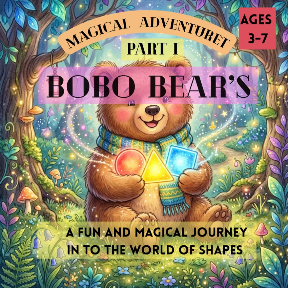 Bobo Bear’s Magical Shape Adventure: Learn Shapes for Kids Ages 3–7 | Fun Preschool Learning Book with Fun Early Learning Picture Book (Bobo Bear’s ... Preschool Learning Books for Kids Ages 3–7)