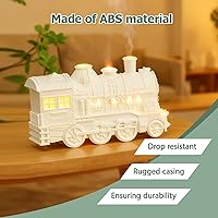 Vista 2 de Train Diffusers for Essential Oils,300ml Vintage Train Humidifier,Remote Control Ultrasonic Cool Mist Aromatherapy Diffuser,with Night Ligh for