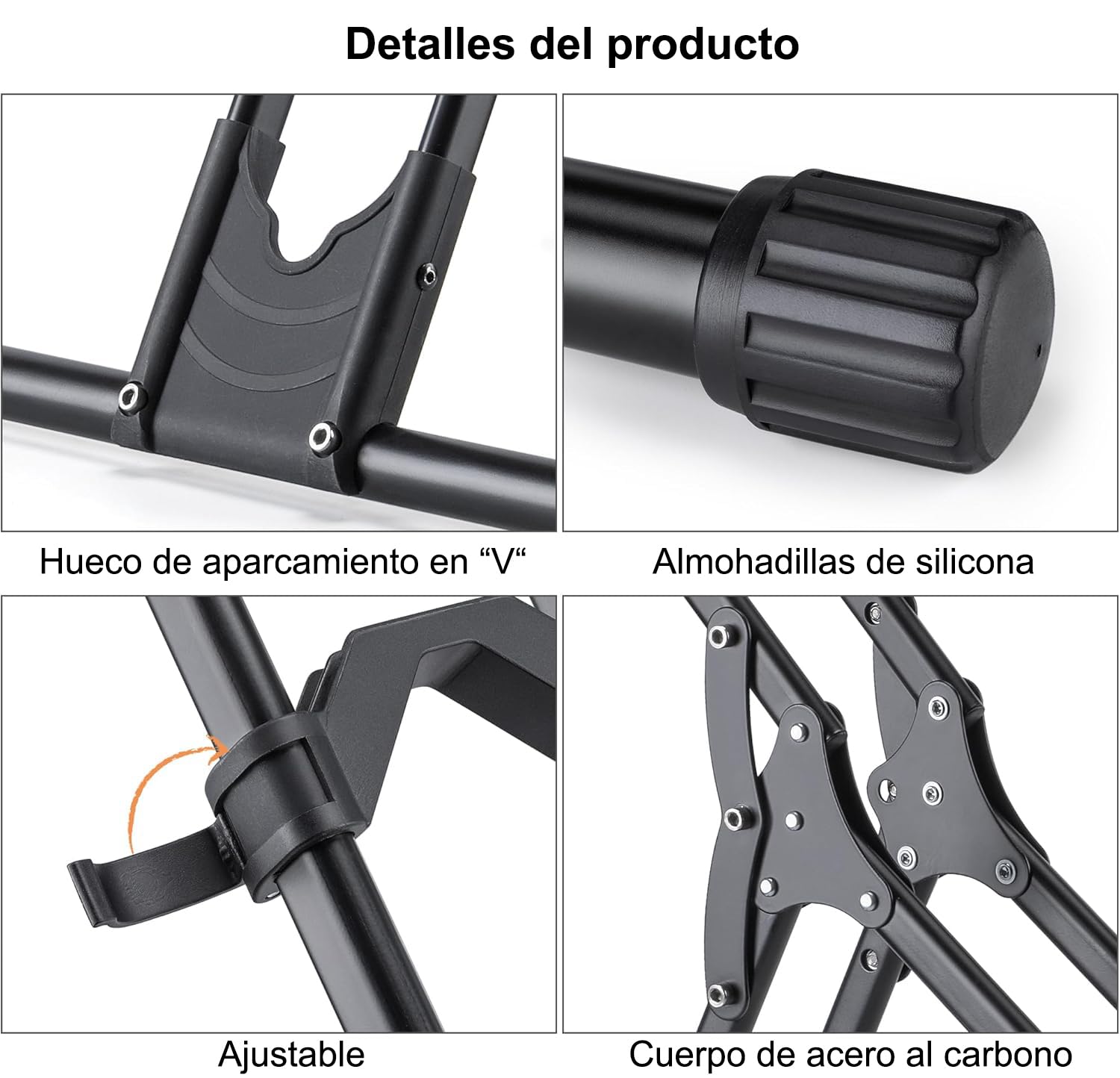 CXWXC Soporte de bicicleta para bicicletas de 20 a 29 pulgadas y 730 C MTB, bicicletas de carretera, plegable, soporte para suelo, garaje, almacenamiento al aire libre (S101)