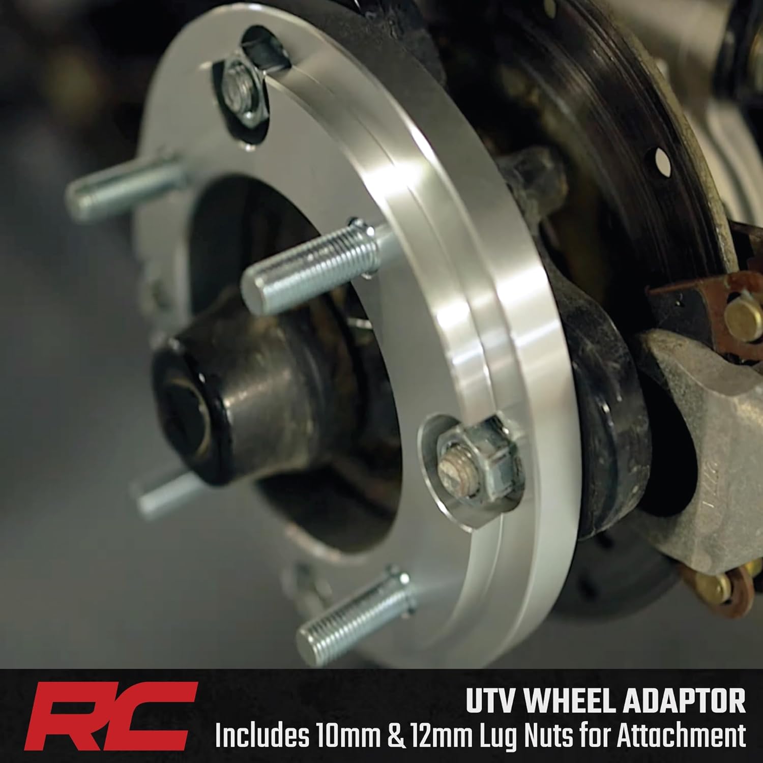 Rough Country 4x156mm to 4x136/137mm Wheel Adapters for Polaris UTV's -10097