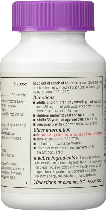 Kirkland Signature Aller-Fex 180 mg, 150 Tablets - 5 Pack