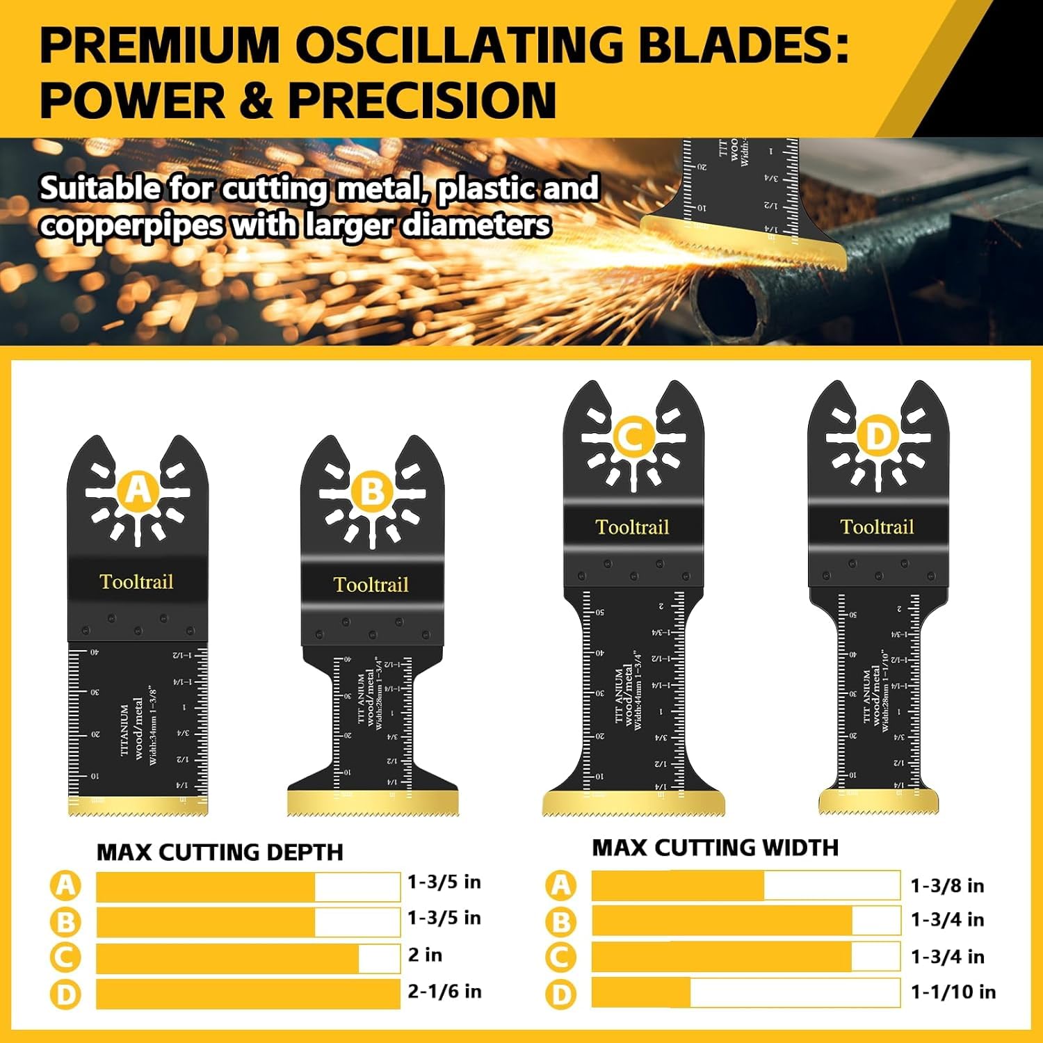 50 cuchillas oscilantes eléctricas