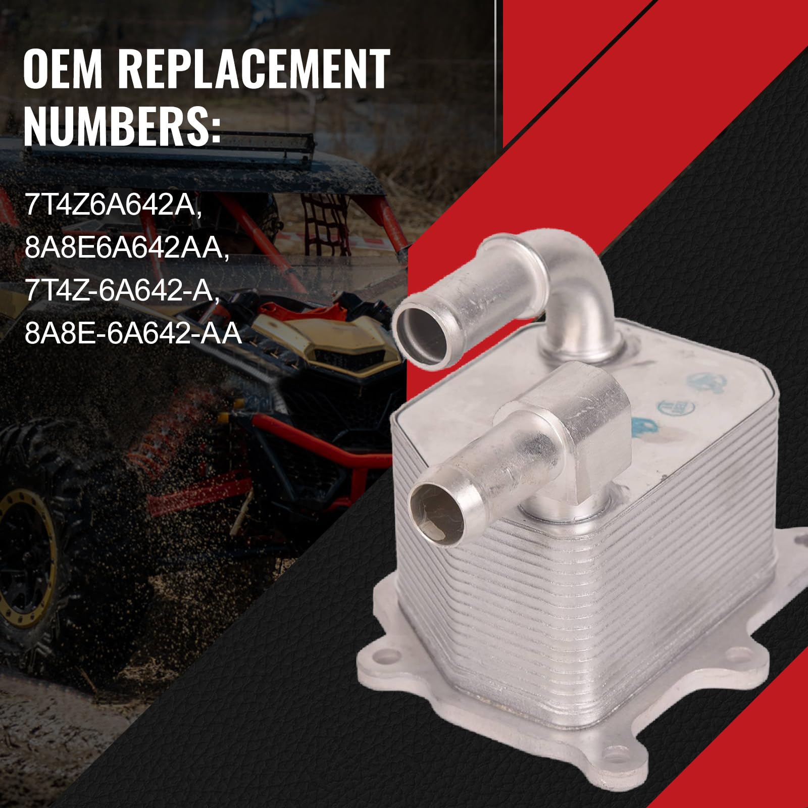 Amazon.com: TOPAZ Engine Oil Cooler Assy Compatible with Ford Edge