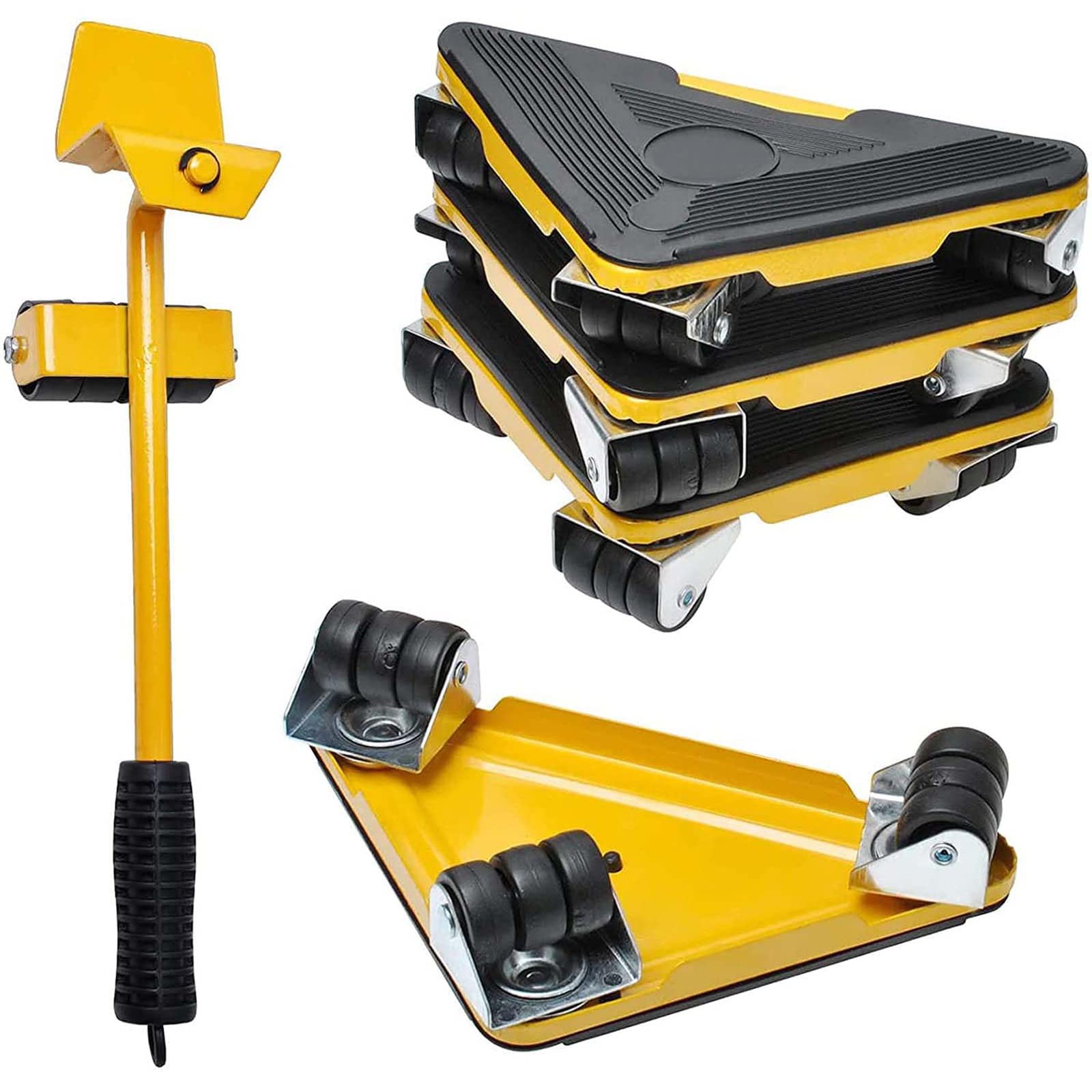 Furniture Move Tool Kit, Furniture Lifter Kit with 4 Sliders - 660lbs Heavy Furniture Roller Move Tool Set for Sofas, Couches and Refrigerators Easy and Safe Moving