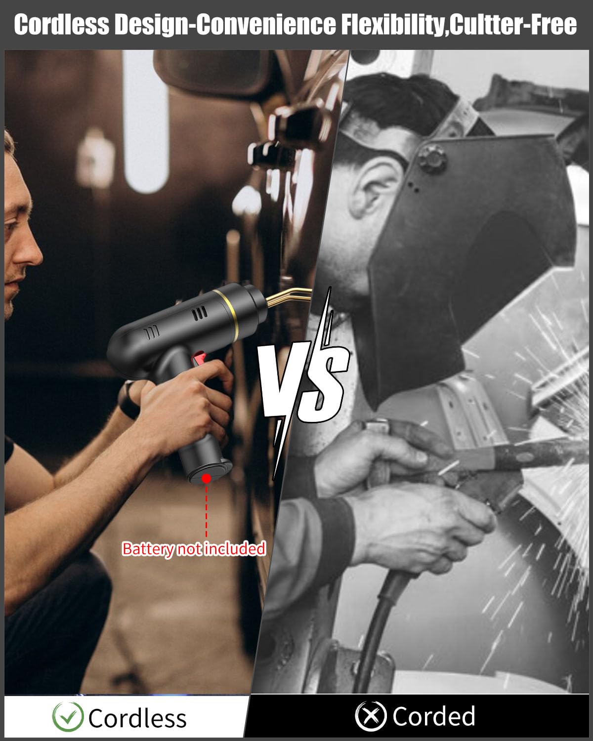 Saldatrice Plastica 200W Con 1000 Graffette - Kit Ripara Paraurti Auto E Plastiche - Foto 11