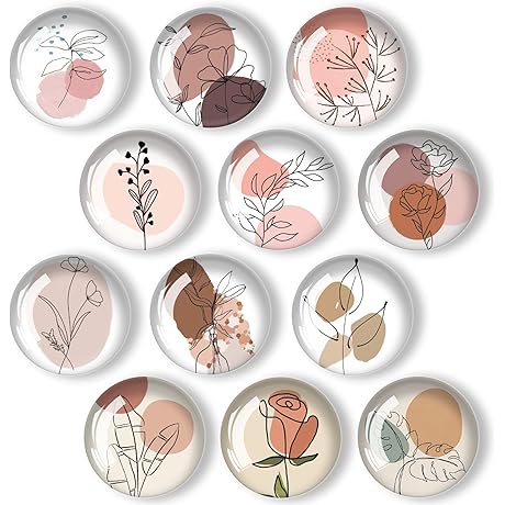 Charming Glassware Magnets Adorn Office Whiteboards