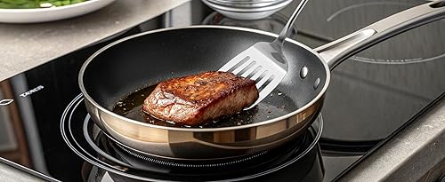 Miniatura 4 de FJNATINH Juego de espátulas y volteadores - Herramientas de wok de acero inoxidable, Utensilio de wok, Utensilios de cocina de acero inoxidable