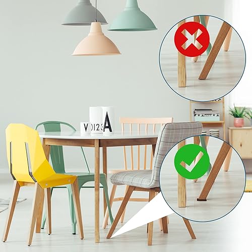 Vista 32 de Shappy Paquete de 2 tiras de fieltro con parte trasera adhesiva, rollo de cinta de fieltro, antideslizantes, autoadhesivas, para proteger suelos