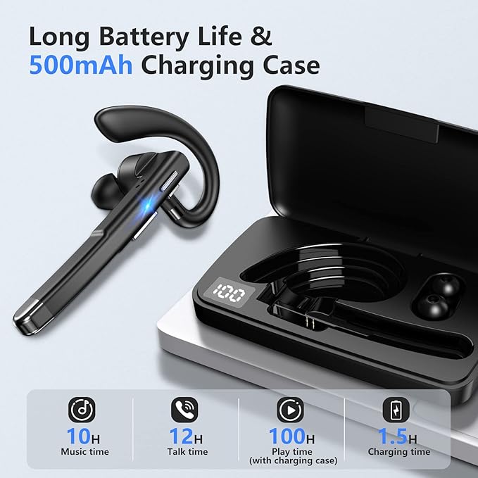 Auriculares Bluetooth Boytond FB-YYK-520 con estuche de carga miniatura 2