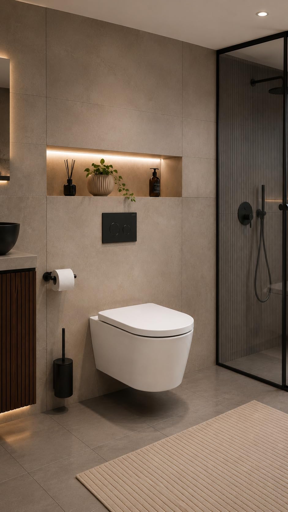 STRADA D RİMLESS ASMA KLOZET (KAPAK DAHİL) (Z257401)