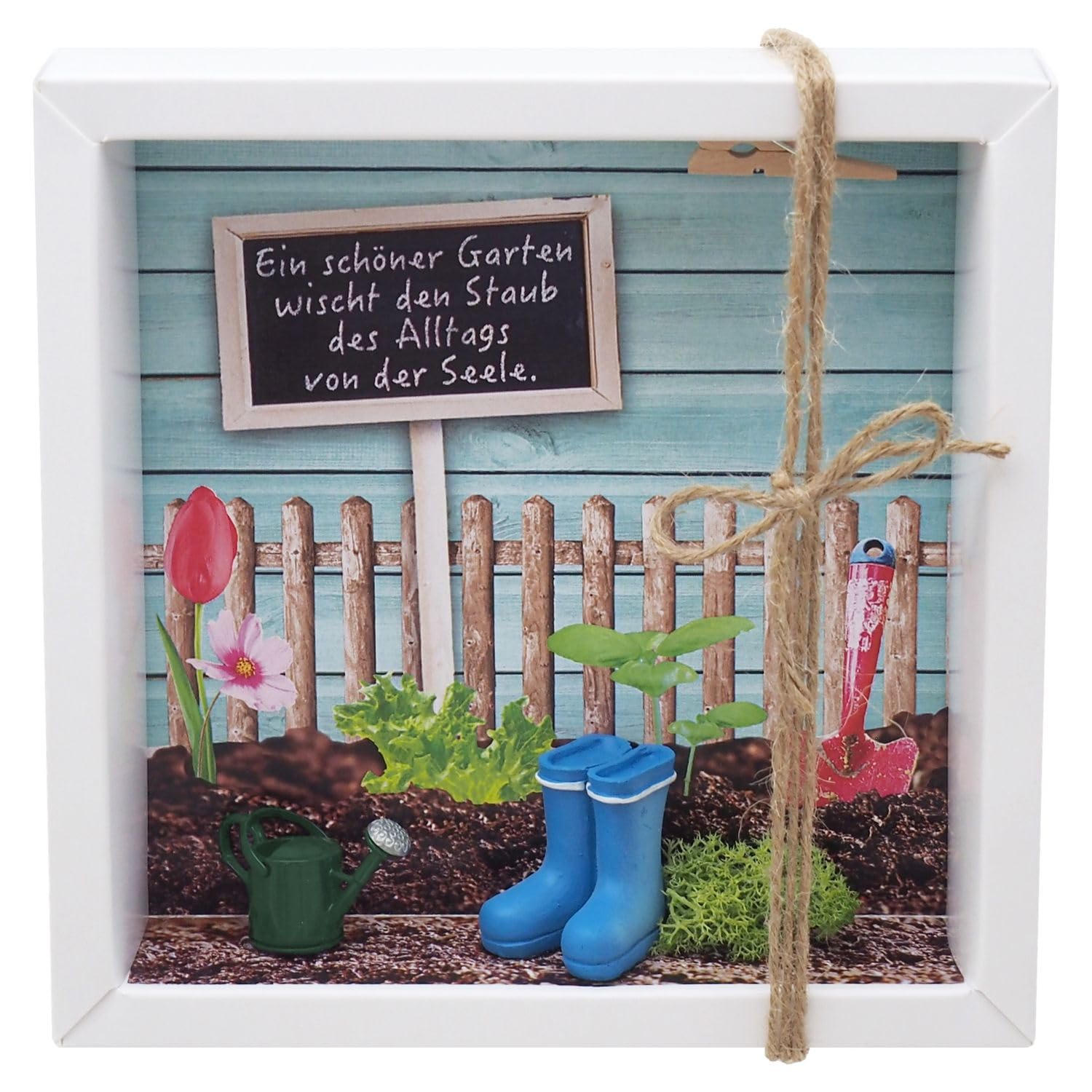 Personalisiertes Gartenornament – Schubkarre Mit Zubehör – Süße Deko Zum Selbstgestalten