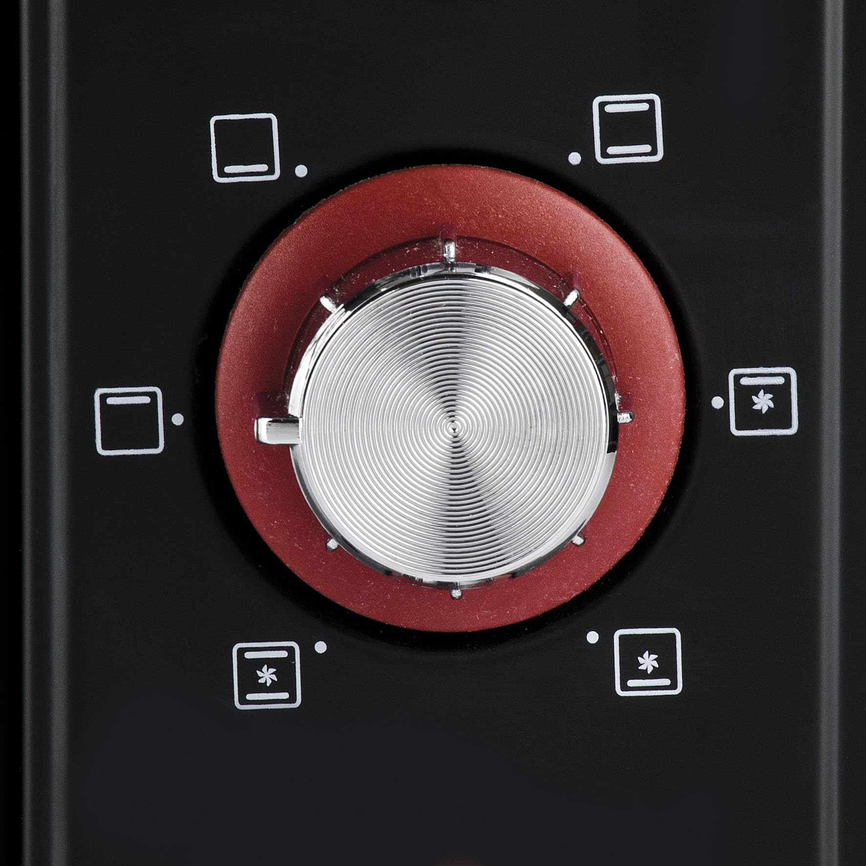 Girmi FE30 Forno Elettrico 1600 W Ventilazione Luce interna Timer Termostato regolabile 230° 4 resistenze Griglia Inox Nero Rosso