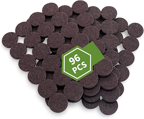 Vista 97 de Almohadillas de fieltro para muebles de madera dura, 68 unidades, almohadillas de muebles, protectores de suelo para pisos de madera dura