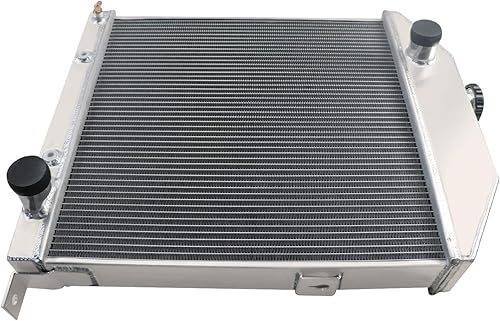 Miniatura 4 de KUUHLERSAT Radiador para motor Chevy V8 de 46 Ford Deluxe Coupe Mercury Series 1942-1948, radiador de aluminio de 4 filas