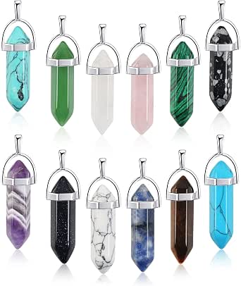 Pendentif En Cristal Moldavite Verte Naturelle - Pierre Chakra - Collier Avec Boîte - Neuf