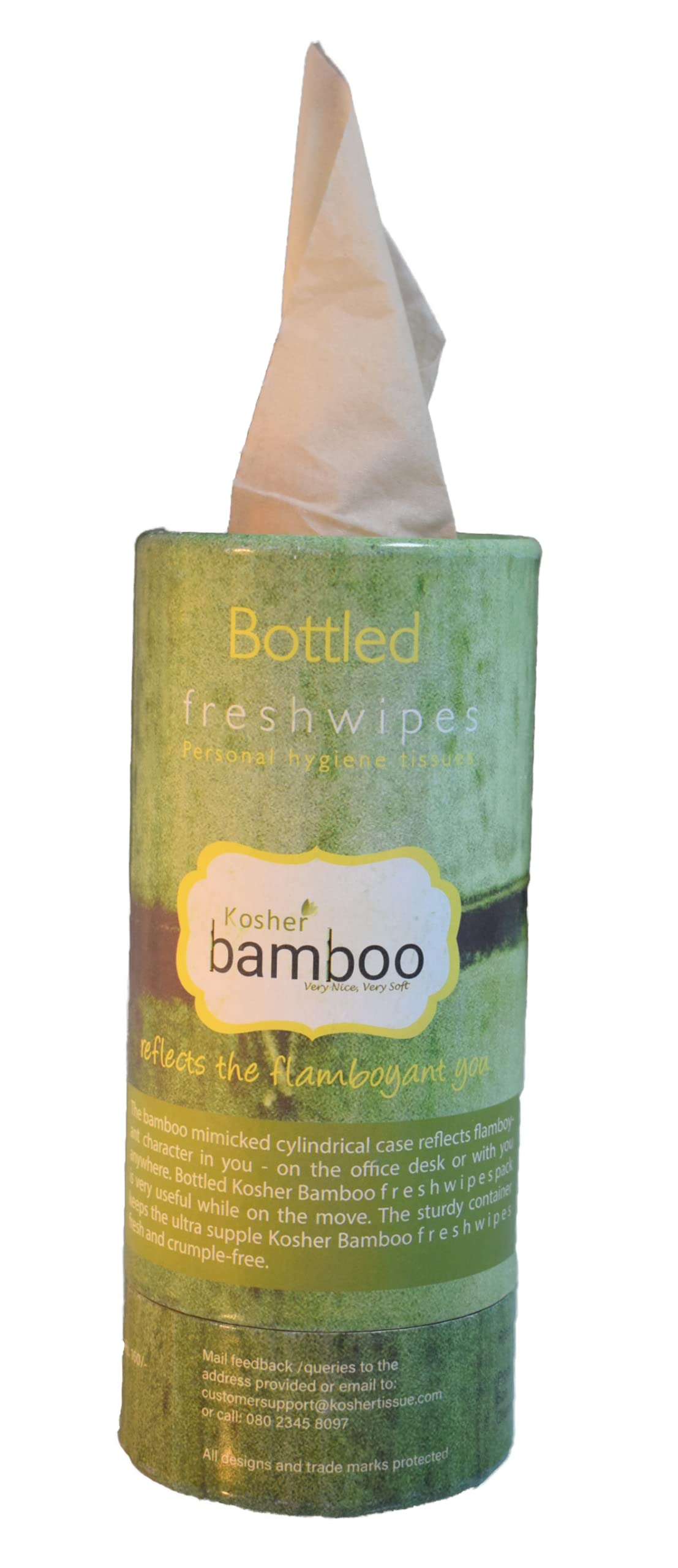 Kosher Bamboo Bottled Facial Tissue - 80 Pulls - Reffilable Canister - With one Extra refill Pack along -2 Ply (B0BR41RHND) Amazon Price History, Amazon Price Tracker