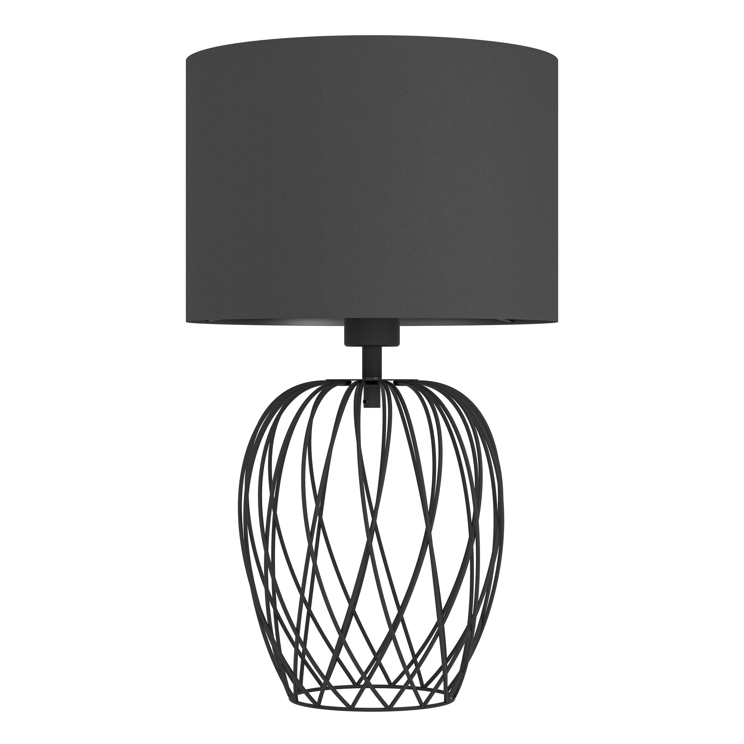 Eglo Lampe de chevet Nimlet, lampe de table style scandinave pour salon