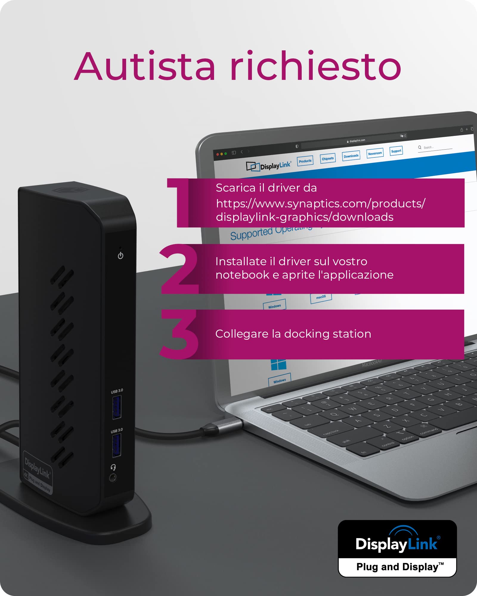 Docking Station USB-C 11-in-1 ICY BOX - Per 2 Monitor, 4K, Ethernet, 60W - Foto 8