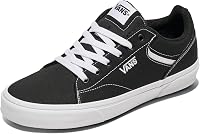 Vans Men's Seldan Low-Top Sneakers: Retro 90s Tennis Style Canvas Shoes with Waffle Grip Outsole
