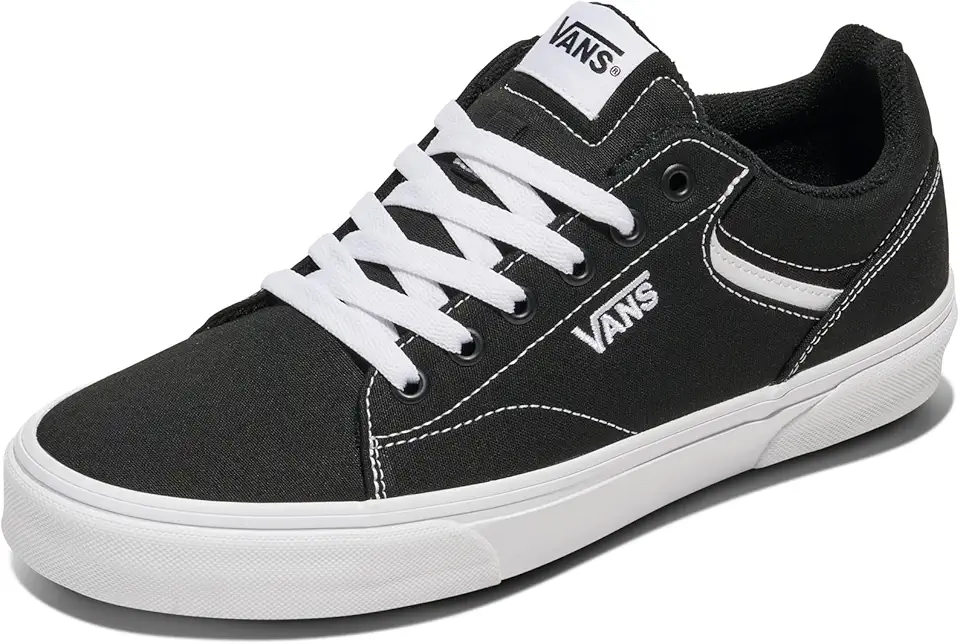 Vans Herren Seldan Segeltuchtrainer, Black/White