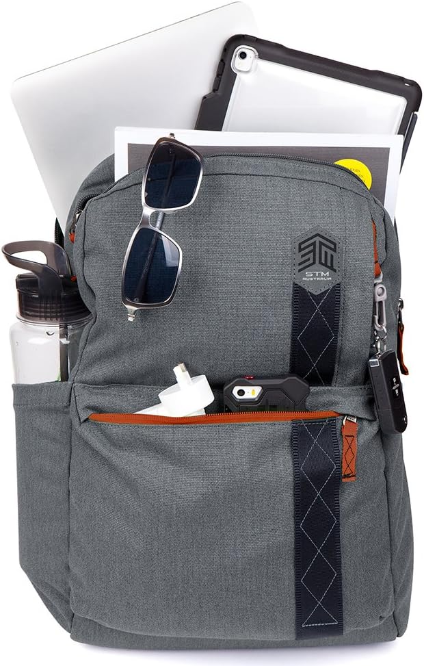Promo Discount Up To 70% Off STM Banks Backpack for Laptop & Tablet Up to 15 - Tornado Grey (stm-111-148P-20)