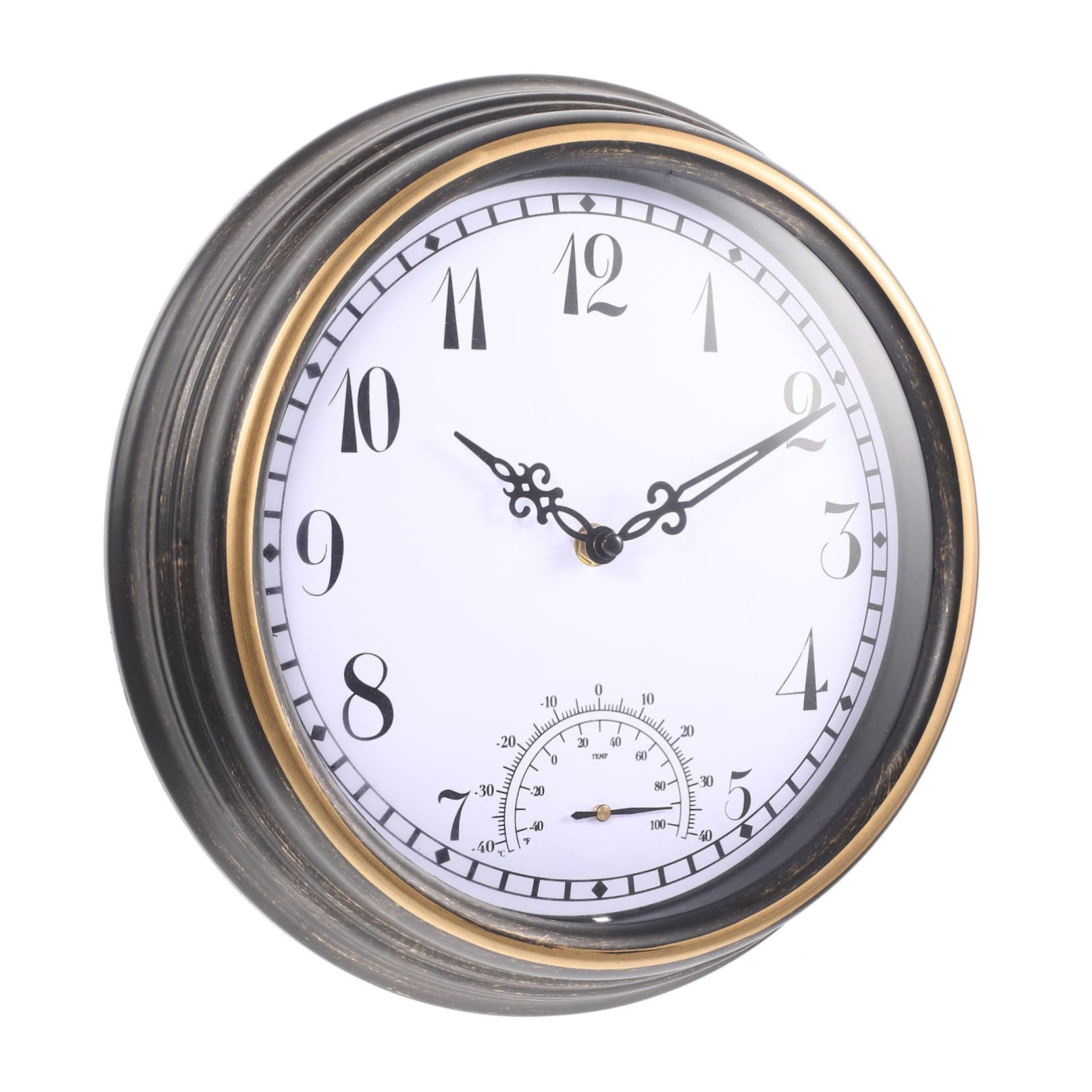 Orologio Da Parete Con Termometro Da 12 Pollici Decorazione Decorativa Per La Parete Della Casa Per Il Soggiorno