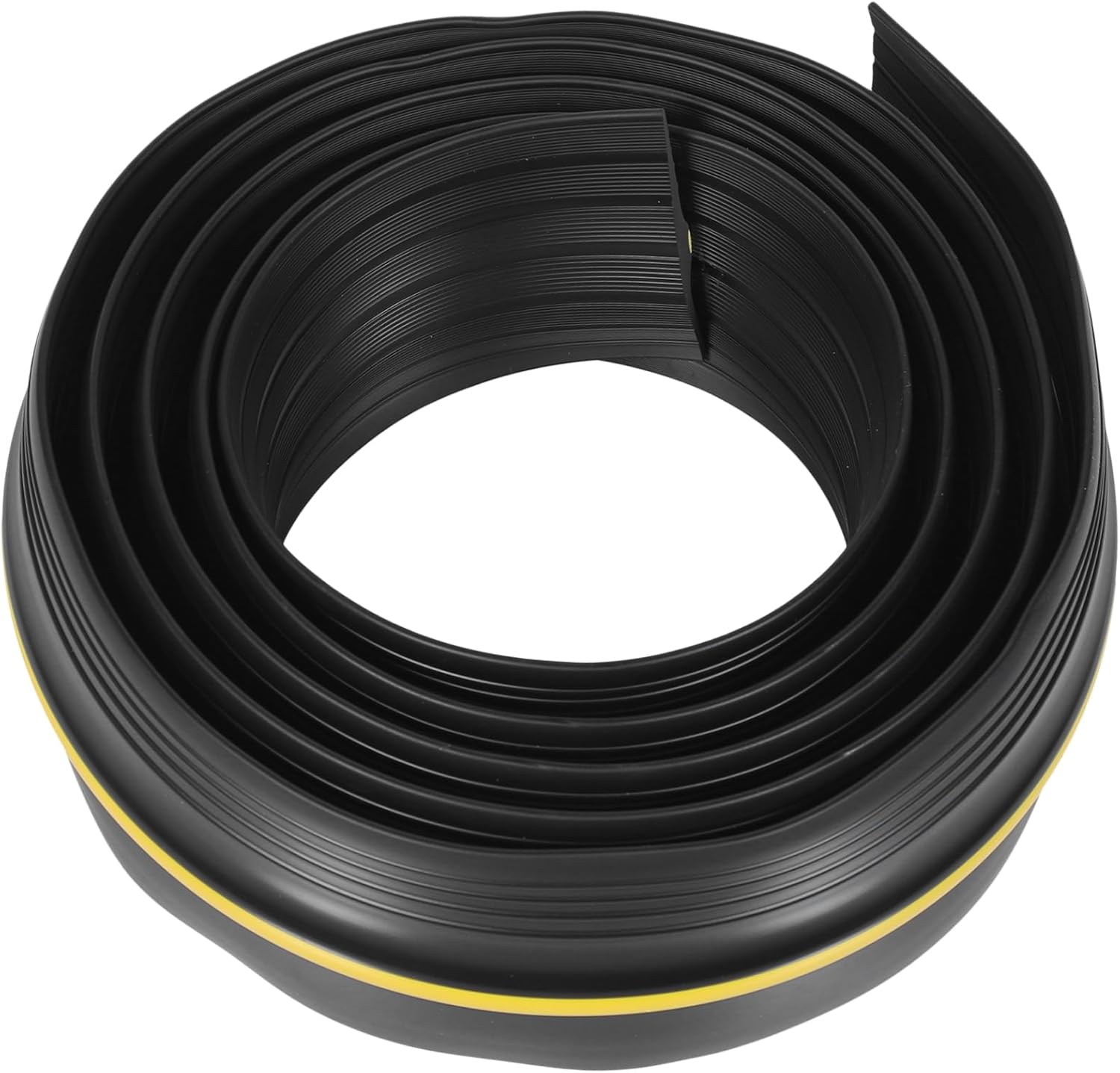 jojofuny Universal Garage Door Seal Strip Waterproof Rubber Weatherproofing for Exterior Doors for Flood Barriers 1.5-inch Width