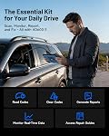 TOPDON AD600S Scan Tool V2.0, Code Reader, OBD2 Scanner for ABS/SRS/AT/Engine, 9 Reset Services, Oil/Brake/BMS/SAS/DPF/TPMS/ETS Reset/ABS Bleeding/Injector Coding, Free Lifetime Upgrade