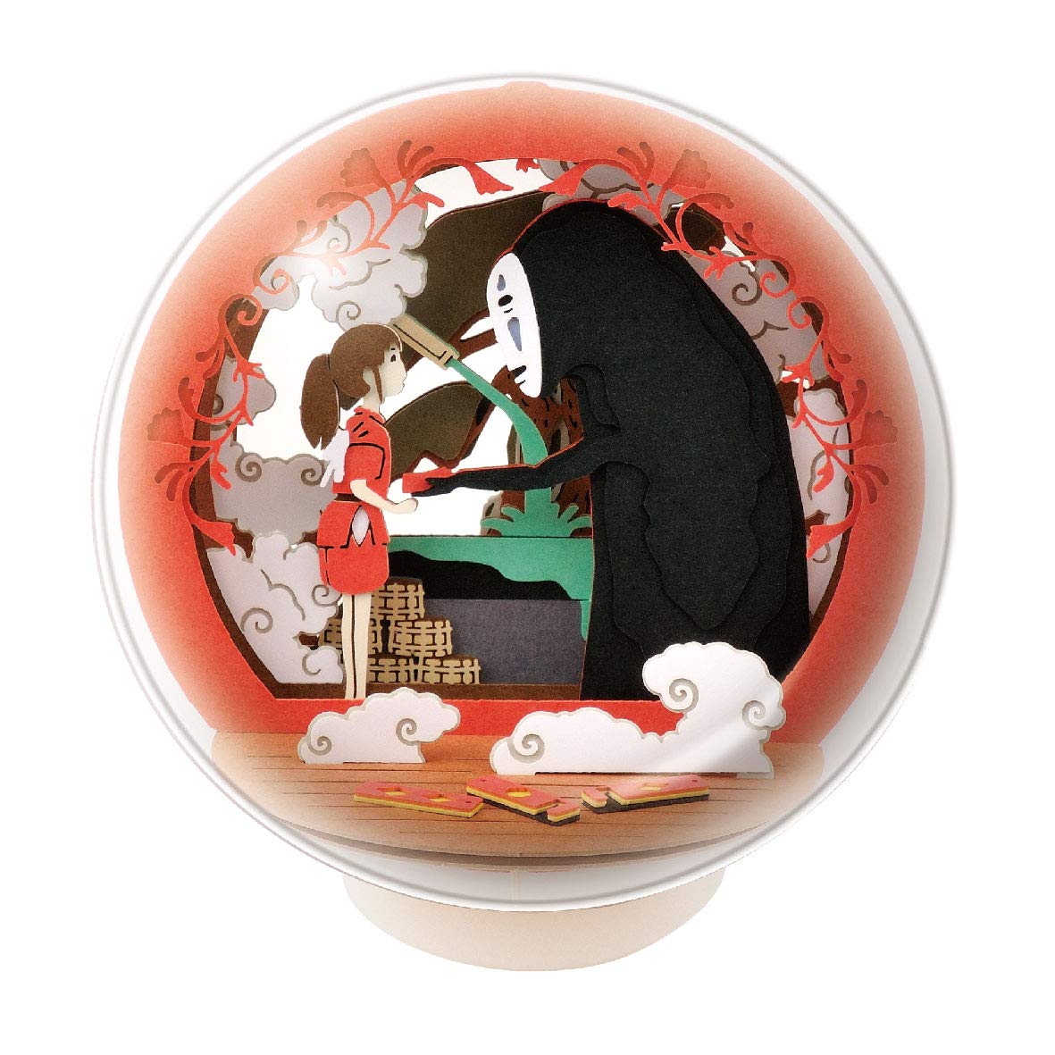 ENSKY Spirited Away Kaonashi No Face Gift Scene Figure PTB-04X Ghibli