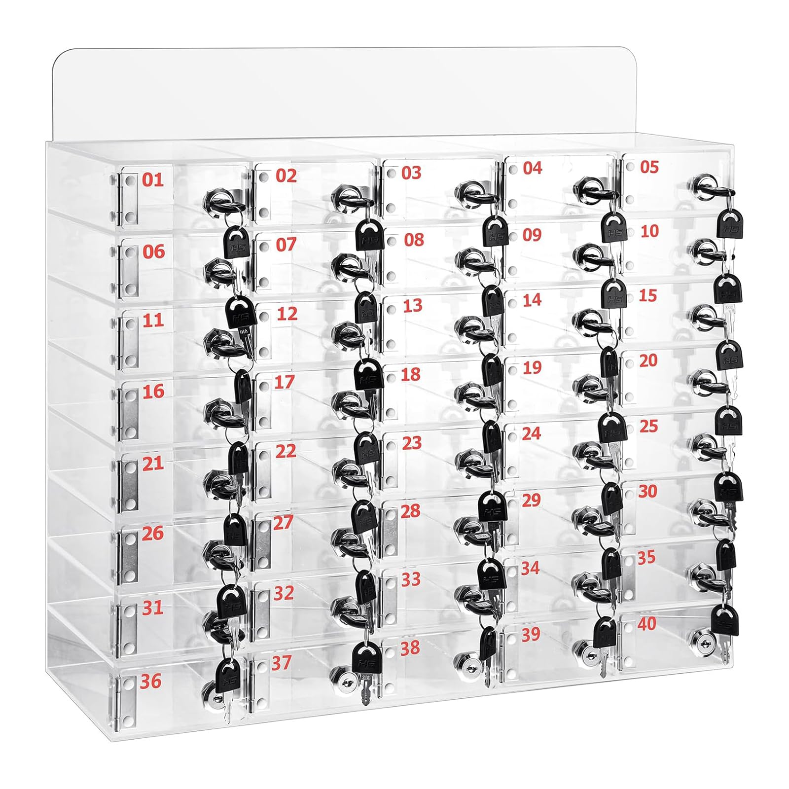 Casier portable 35 places sécurisé pour éliminer la distraction
