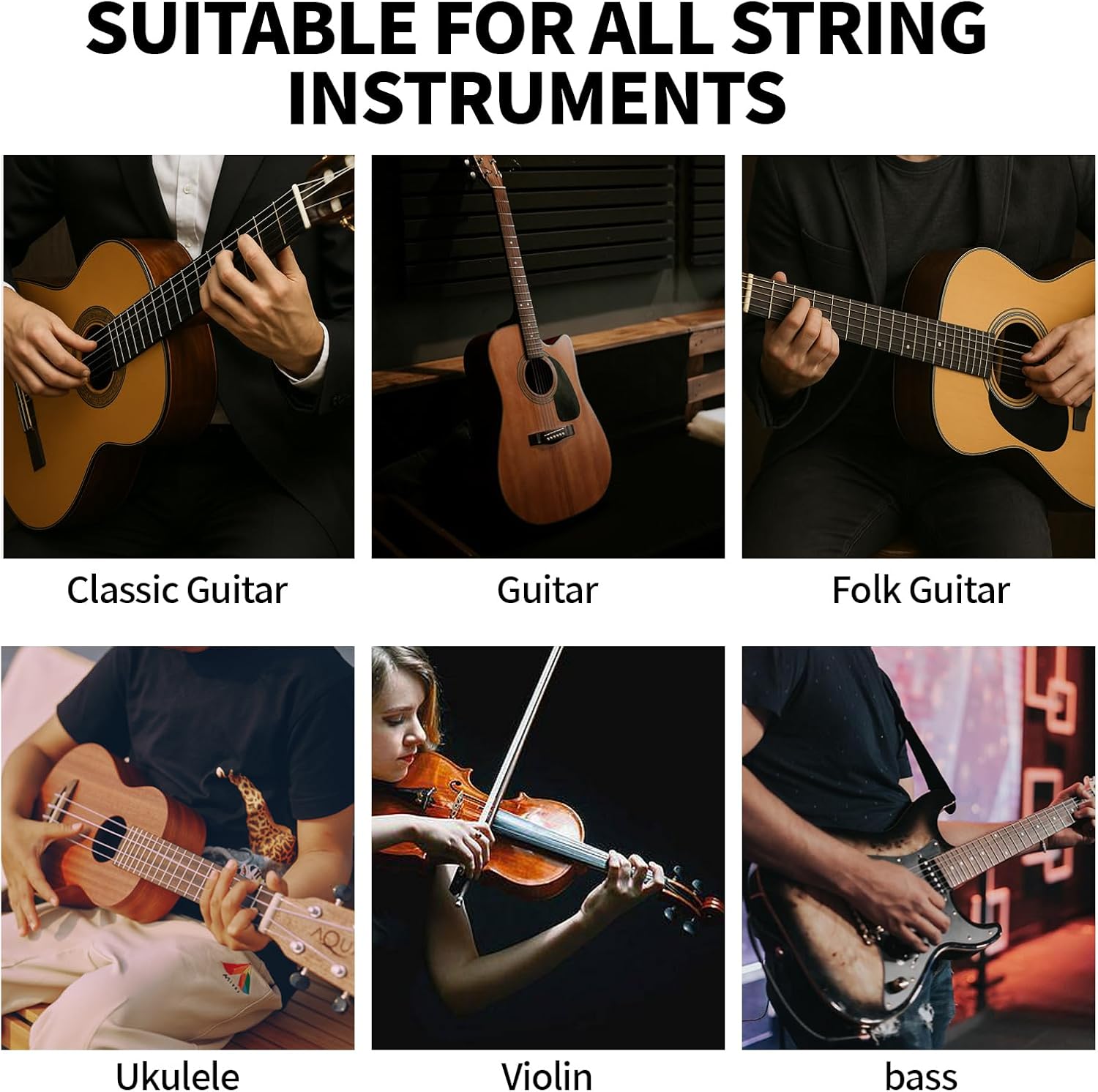 9Pcs Guitar Cleaning Kit, Guitar Care Kit with String Cleaner, Polish, Fretboard Lemon Oil, Anti-Rust, String Winder, Cleaning Cloth, Guitar & Bass Tools Accessories, Gifts for Guitar Player