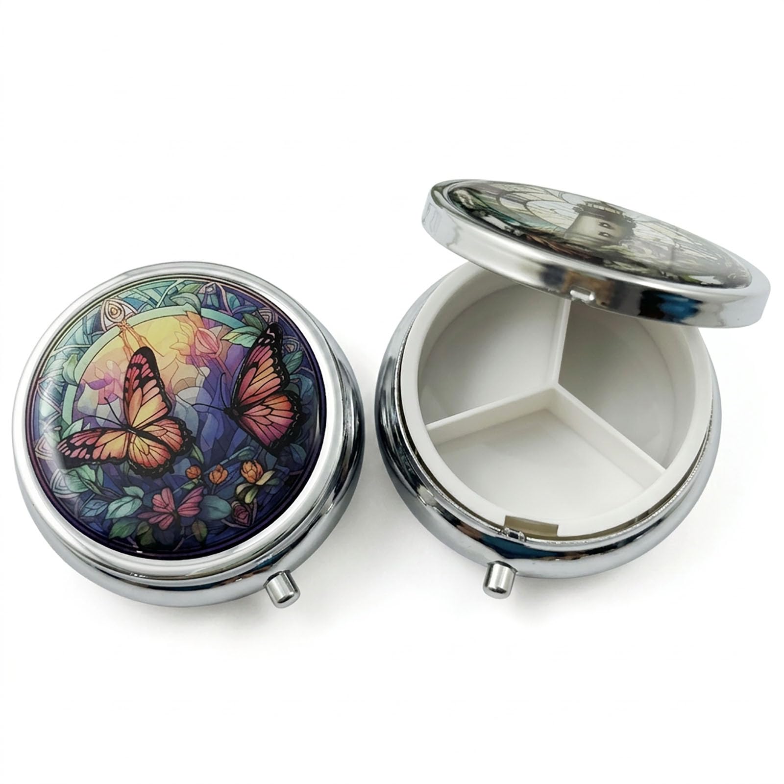 Pill Box, Medicine Box for Travel, Compact Pill Organizer Box, Portable Pills Organizer, Small Box for Daily Use-image-10