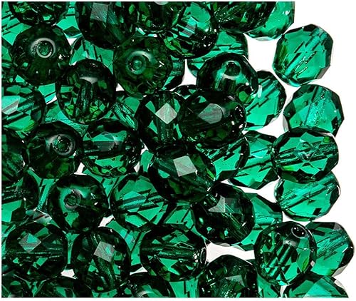 Miniatura 3 de 100 cuentas pulidas al fuego de 0.315 in, cristal checo, rubí