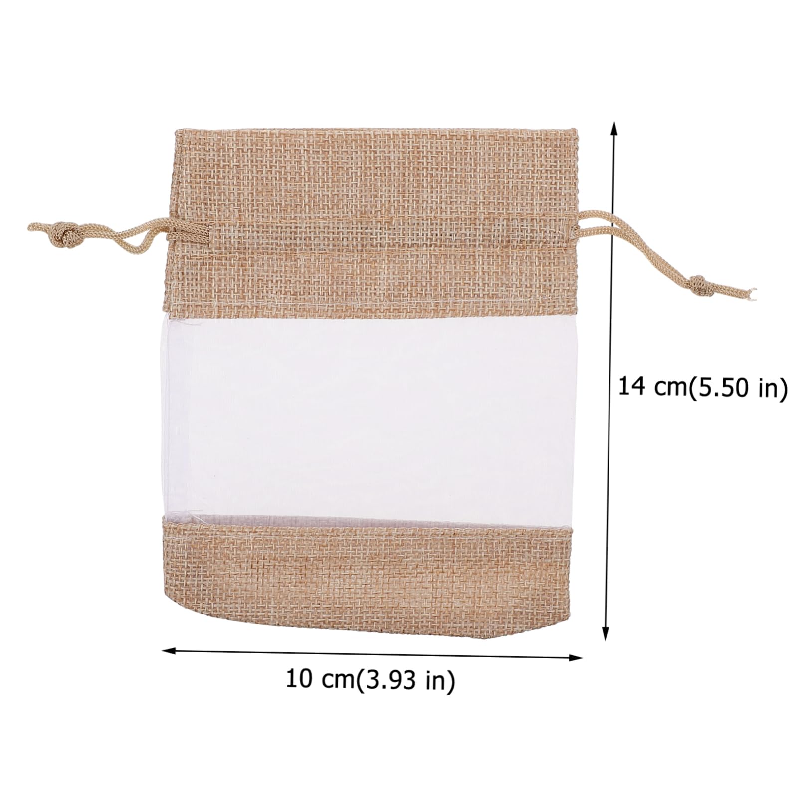 Beavorty 30 Pz Borsa Per Biancheria Da Finestra Sacchetto Di Gioielli Sacchetto Di Caramelle Bustine a Bustina Borse Di Juta Con Coulisse Sacchetti Per Snack Bomboniere Mini Borse
