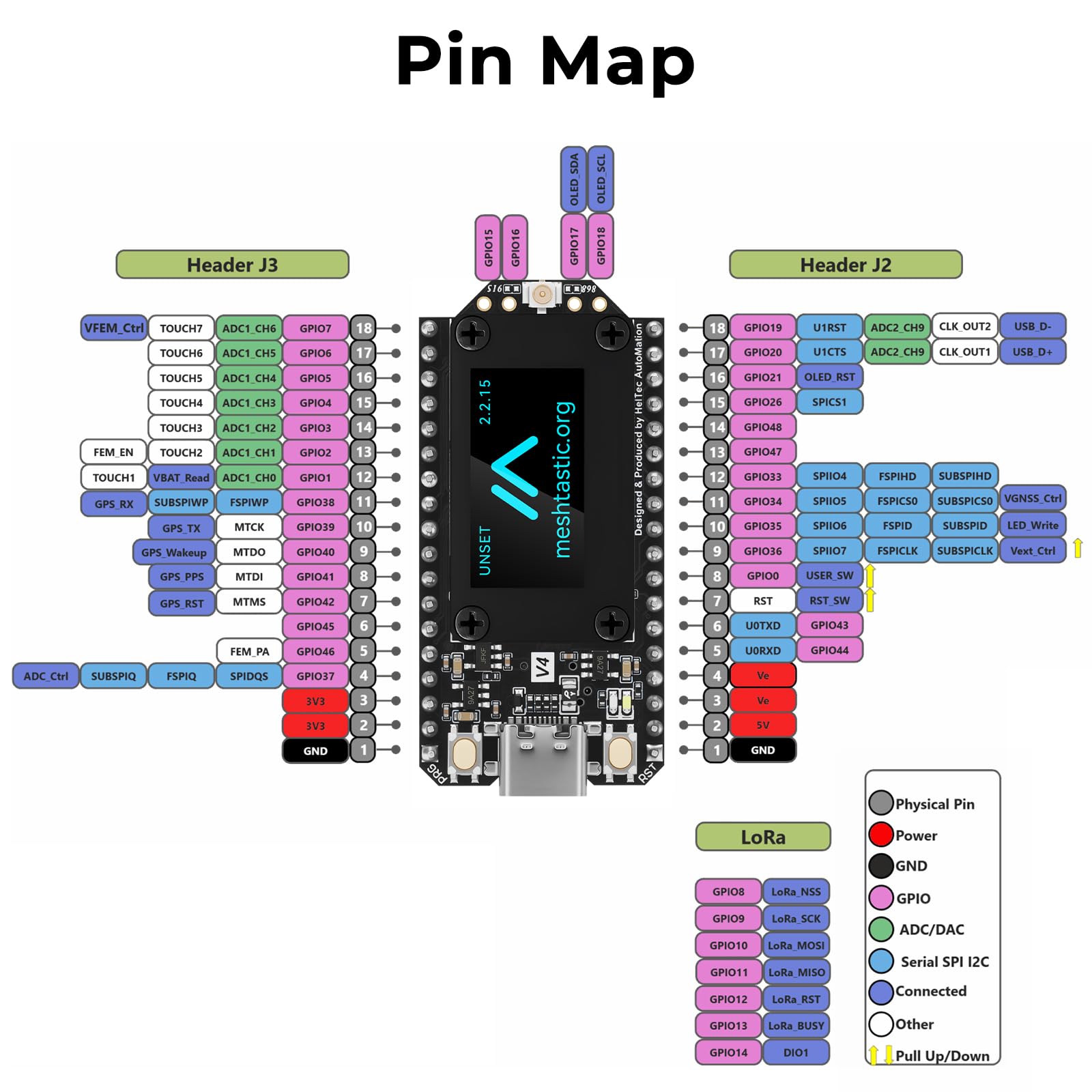 2 schede di sviluppo pre-saldate ESP32 LoRa V4 con modulo GNSS, batteria da 3000 mAh, WLAN integrato Bluetooth SX1262 868 MHz LoRa, display OLED da 0,96 pollici, interfaccia USB-C per tastiera
