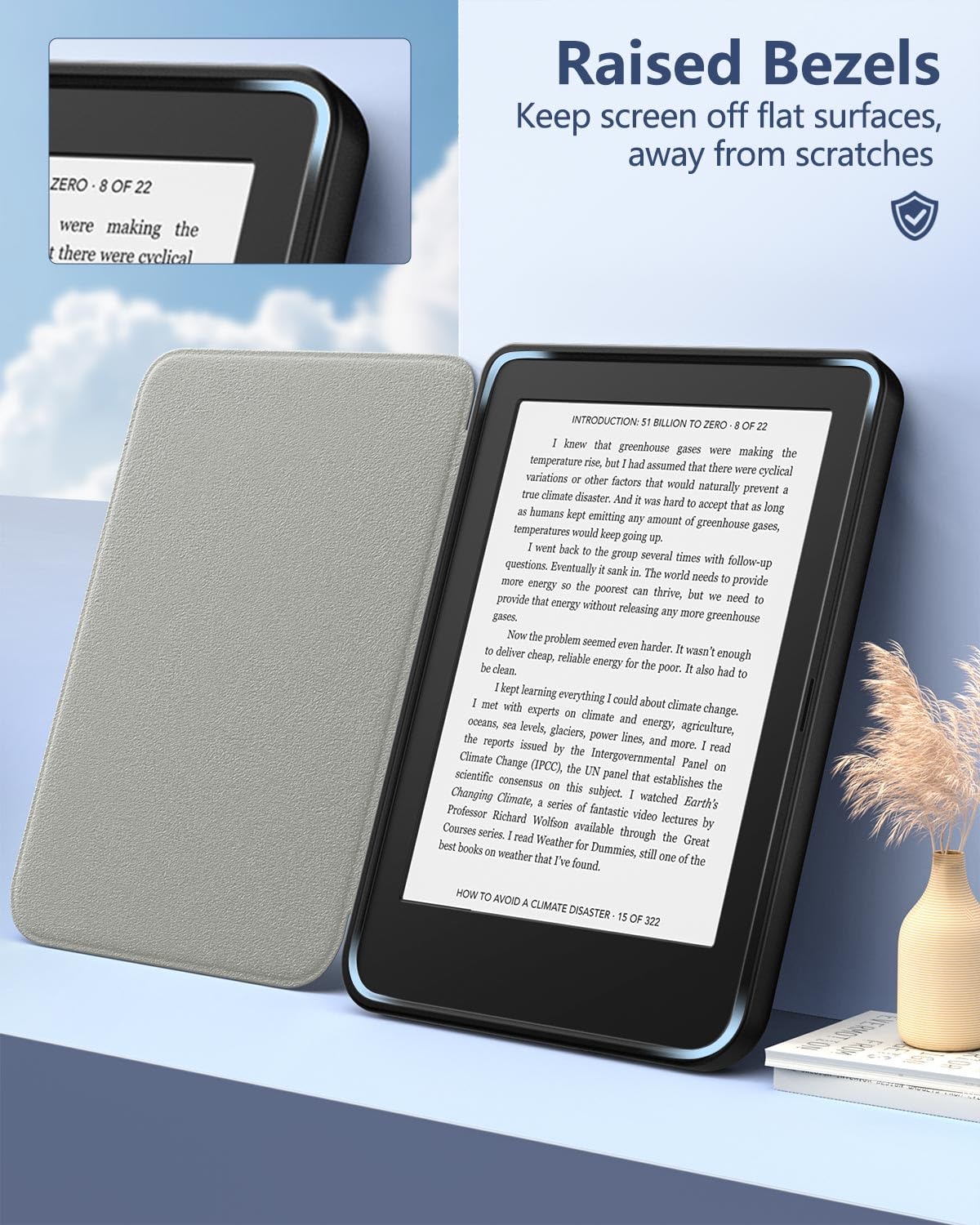 MoKo étui pour Kobo Clara 2E 6 pouces version 2022 Ultra-mince léger anti- rayures housse intelligente avec réveil/sommeil automatique amusant | Rakuten