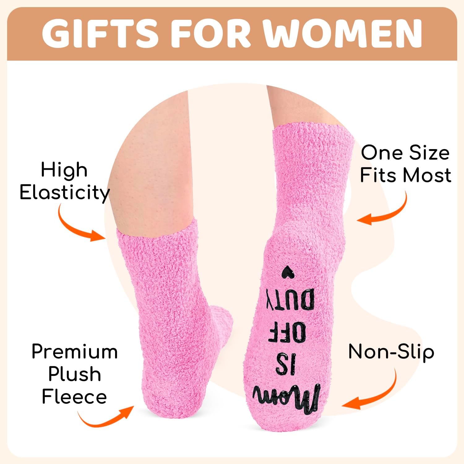 HAPPYPOP Mothers Day Socks - Birthday Gifts for Mom, Best Gifts for Elderly Mom - Image 5