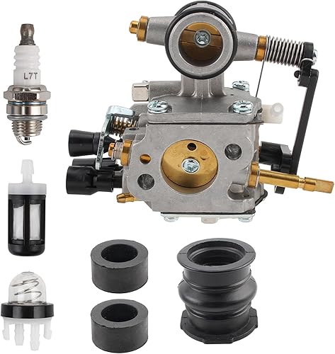 Miniatura 1 de AUTOKAY Kit de filtro de combustible de carburador TS700 para sierra de corte Stihl TS700 TS800 para Walbro WJ114 para Tillotson HS314A HS-314A