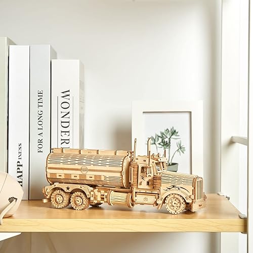 Miniatura 4 de hikpea Kits de modelos de camiones de rompecabezas de madera 3D brainteaser y rompecabezas para Navidadcumpleaños regalos para adultos y